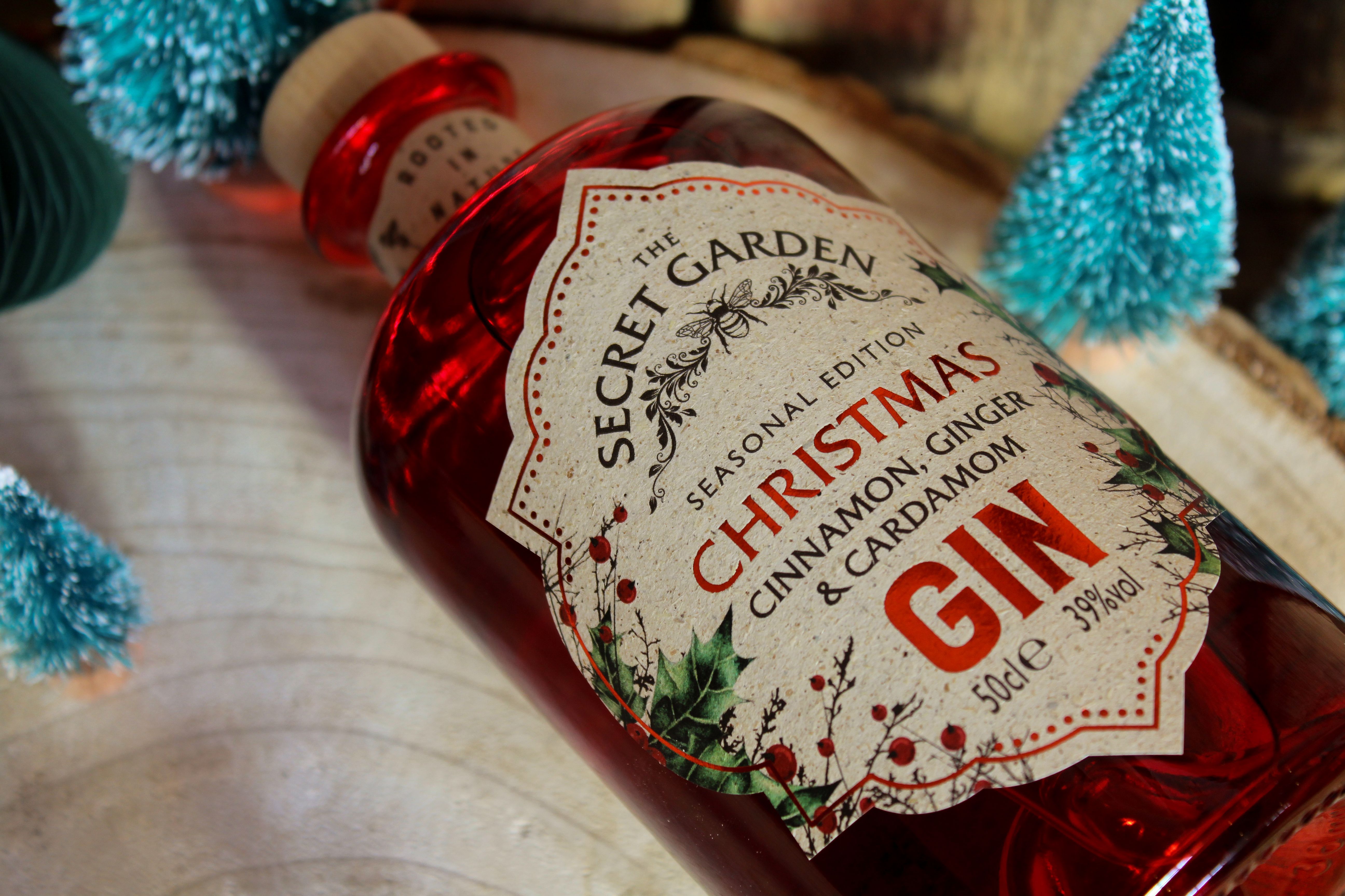 Secret Garden Distillery launches new festive look for Christmas Gin and gifting range